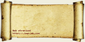 Jelena Nedić vizit kartica